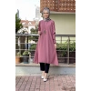 Moda Çizgi Desenli Tunik