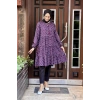 Moda Çizgi Desenli Tunik