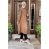 Moda Çizgi Desenli Tunik
