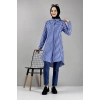 Moda Çizgi Desenli Tunik