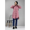Moda Çizgi Desenli Tunik