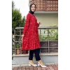 Moda Çizgi Desenli Tunik