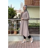 Moda Çizgi Desenli Tunik