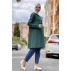 Moda Çizgi Desenli Tunik