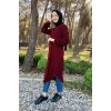Moda Çizgi Desenli Tunik
