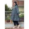 Moda Çizgi Desenli Tunik
