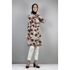 Moda Çizgi Desenli Tunik