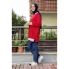 Moda Çizgi Desenli Tunik