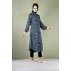 Moda Çizgi Desenli Tunik