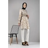 Moda Çizgi Desenli Tunik