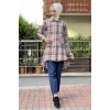 Moda Çizgi Desenli Tunik