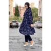 Moda Çizgi Desenli Tunik