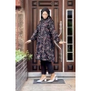 Moda Çizgi Desenli Tunik