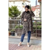 Moda Çizgi Desenli Tunik