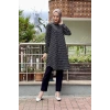 Moda Çizgi Desenli Tunik