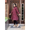 Moda Çizgi Desenli Tunik
