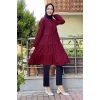Moda Çizgi Desenli Tunik