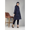 Moda Çizgi Desenli Tunik