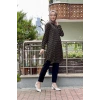 Moda Çizgi Desenli Tunik