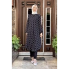 Moda Çizgi Desenli Tunik