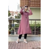 Moda Çizgi Desenli Tunik