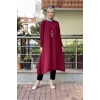 Moda Çizgi Desenli Tunik