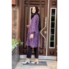 Moda Çizgi Desenli Tunik