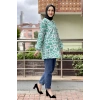Moda Çizgi Desenli Tunik