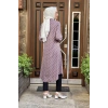 Moda Çizgi Desenli Tunik