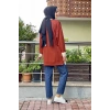 Moda Çizgi Desenli Tunik