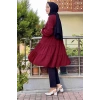 Moda Çizgi Desenli Tunik