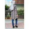 Moda Çizgi Desenli Tunik