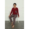 Moda Çizgi Erkek Çocuk Penye Pijama Takım 20385