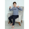 Moda Çizgi Erkek Çocuk Penye Pijama Takım 20411
