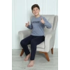 Moda Çizgi Erkek Çocuk Penye Pijama Takım 20411