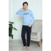 Moda Çizgi Erkek Çocuk Penye Pijama Takım 20412