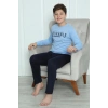 Moda Çizgi Erkek Çocuk Penye Pijama Takım 20412