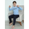 Moda Çizgi Erkek Çocuk Penye Pijama Takım 20412