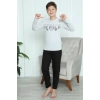 Moda Çizgi Erkek Çocuk Penye Pijama Takım 20417