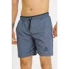 Moda Çizgi Erkek Gri Deniz Şortu 27485