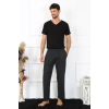 Moda Çizgi Erkek Pamuk Antrasit Tek Alt Pijama 27495