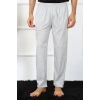 Moda Çizgi Erkek Pamuk Gri Tek Alt Pijama 27495