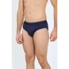 Moda Çizgi Erkek Pamuk Likralı Slip Lacivert 40132