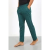 Moda Çizgi Erkek Pamuk Yeşil Tek Alt Pijama 27495