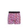 Moda Çizgi Erkek Penye Likralı Desenli Boxer 40113