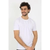 moda çizgi Erkek Sıfır Yaka Beyaz Penye Atlet 6567
