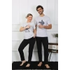 Moda Çizgi Kadın Pamuk Penye Sevgili Kombini Pijama Takımı Gri 50126 Tek Takım Fiyatıdır