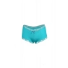 Moda Çizgi Kadın Pamuklu 2li Boxer Turkuaz 40265