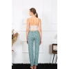 Moda Çizgi Kadın Pamuklu Alt Pijama 27454