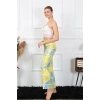 Moda Çizgi Kadın Pamuklu Alt Pijama 27466